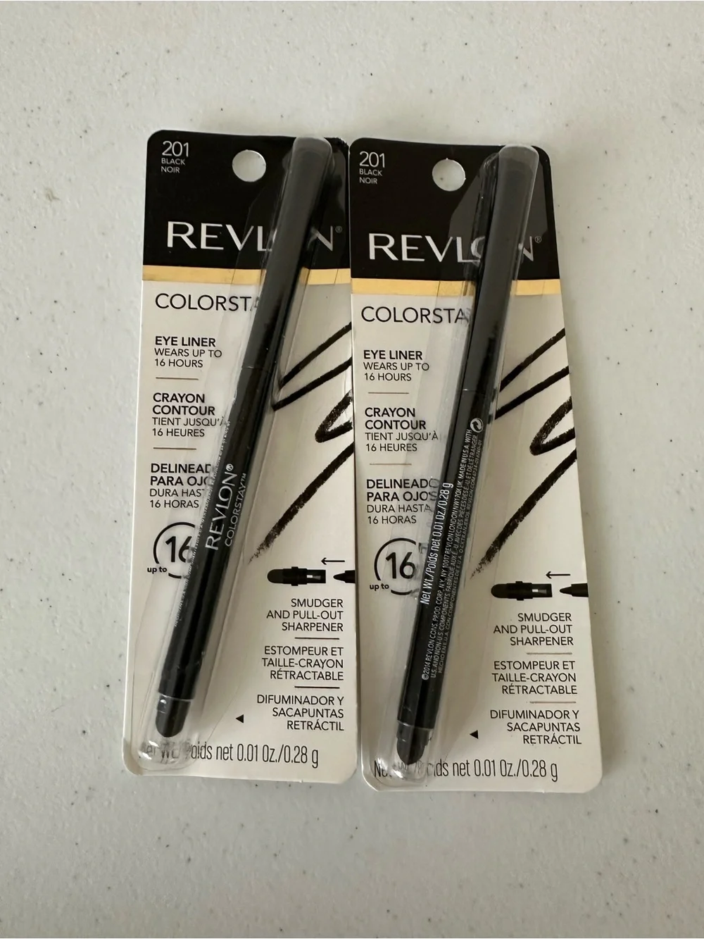 Revlon eyeliner Black Set of 2/NEW